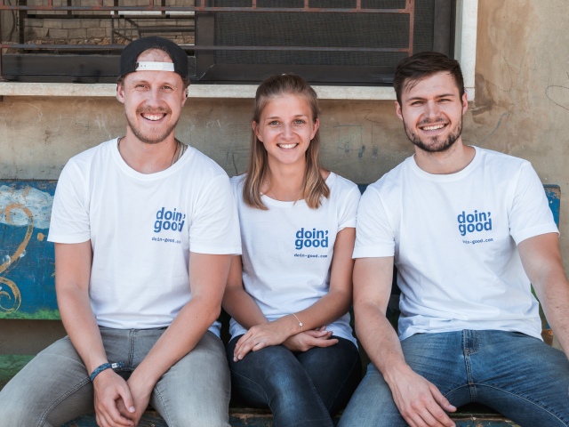 Malte, Meike and Patrick from the doin’ good team during their time in Lebanon