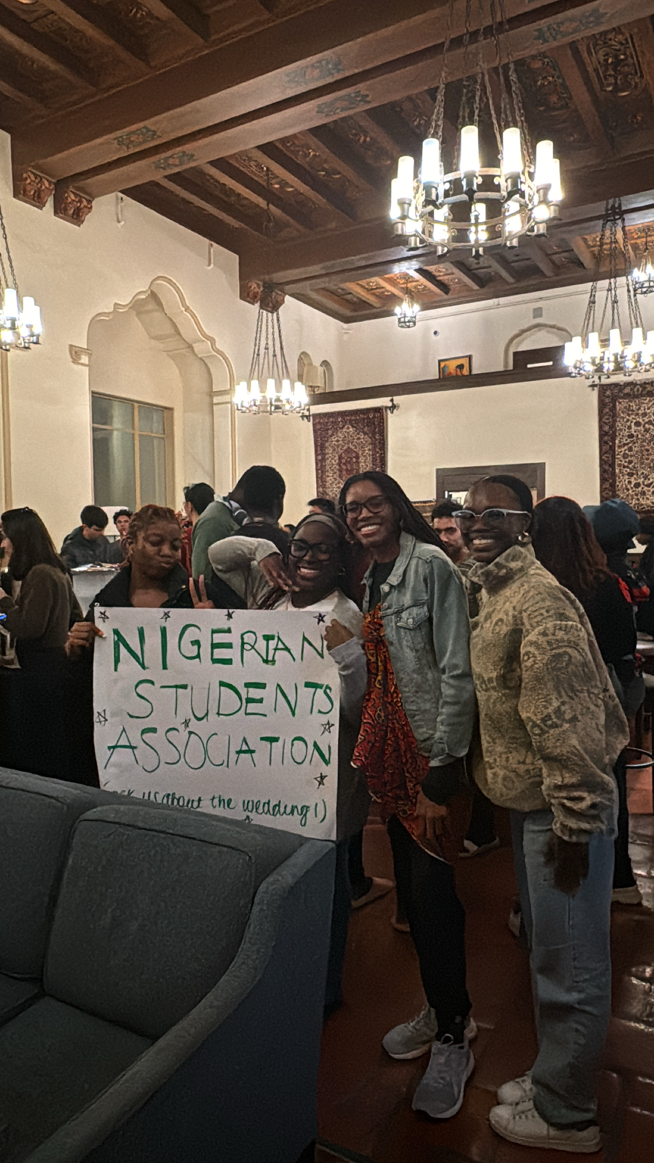 A group photo of the Nigerian Students Association.